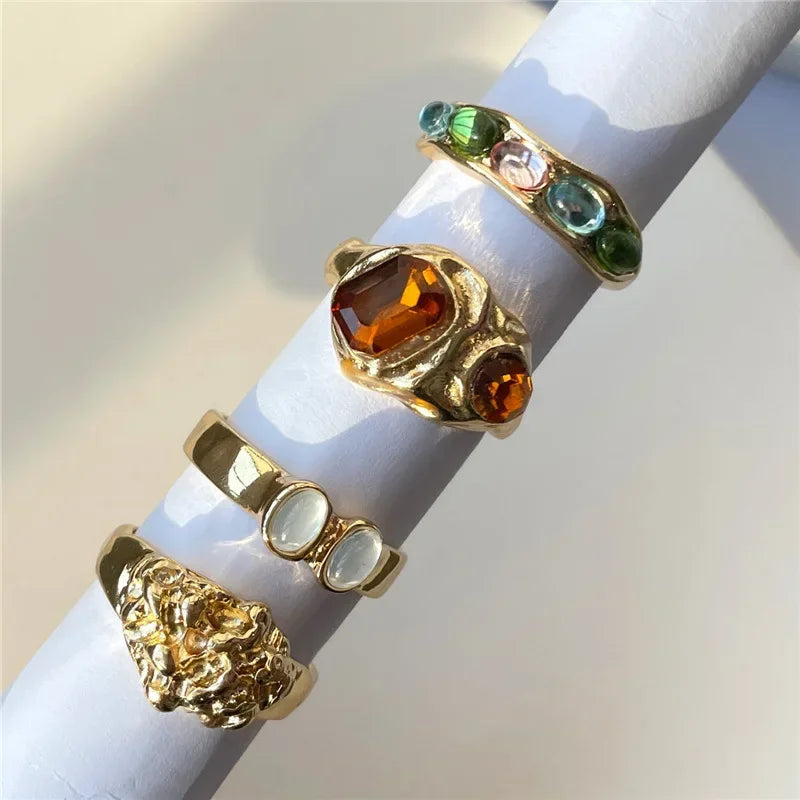 Ischia - Terra ringenset (4-pack)