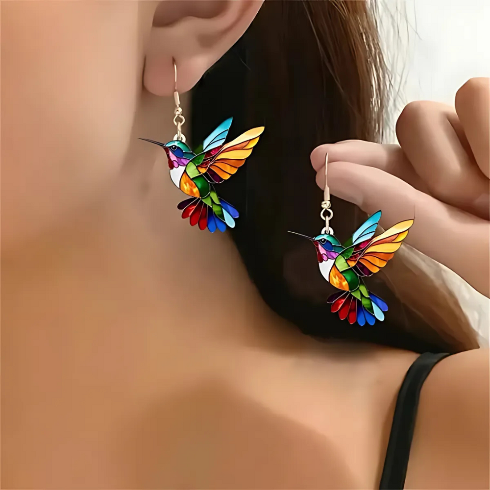 Prachtige kolibrie-ontwerp ketting
