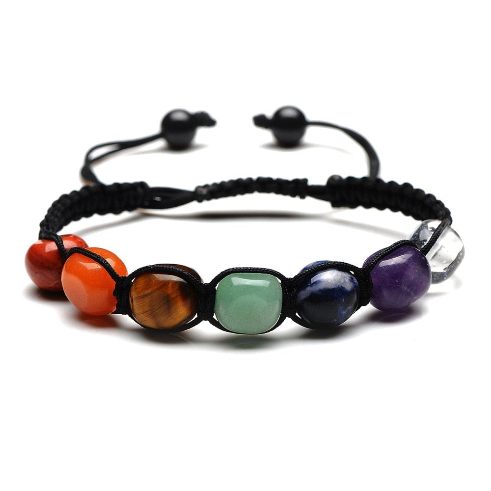 Handgemaakte armband met natuurlijke magische stenen