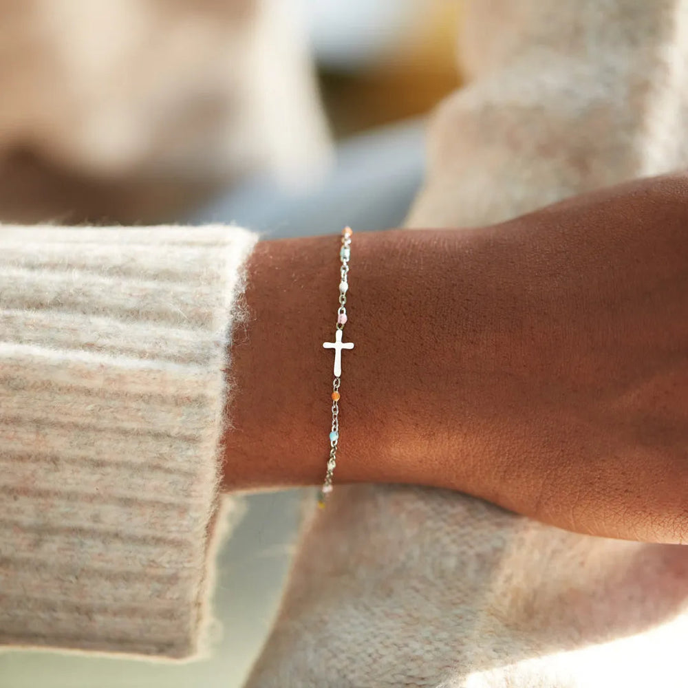 Bid Op Het Kruis Armband