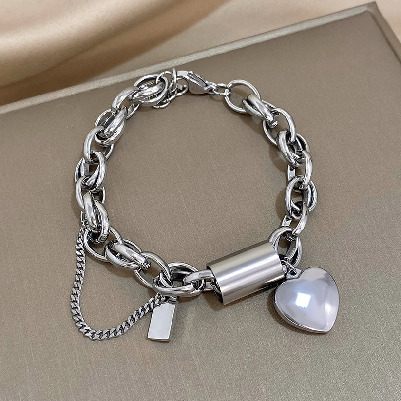 Hartverwarmende dikke armband goud