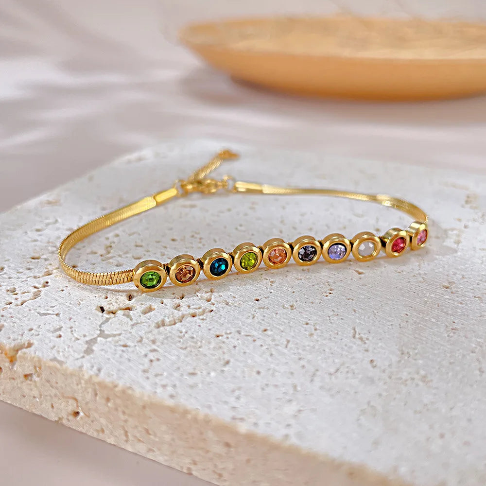 Ischia - Regenboog Armband