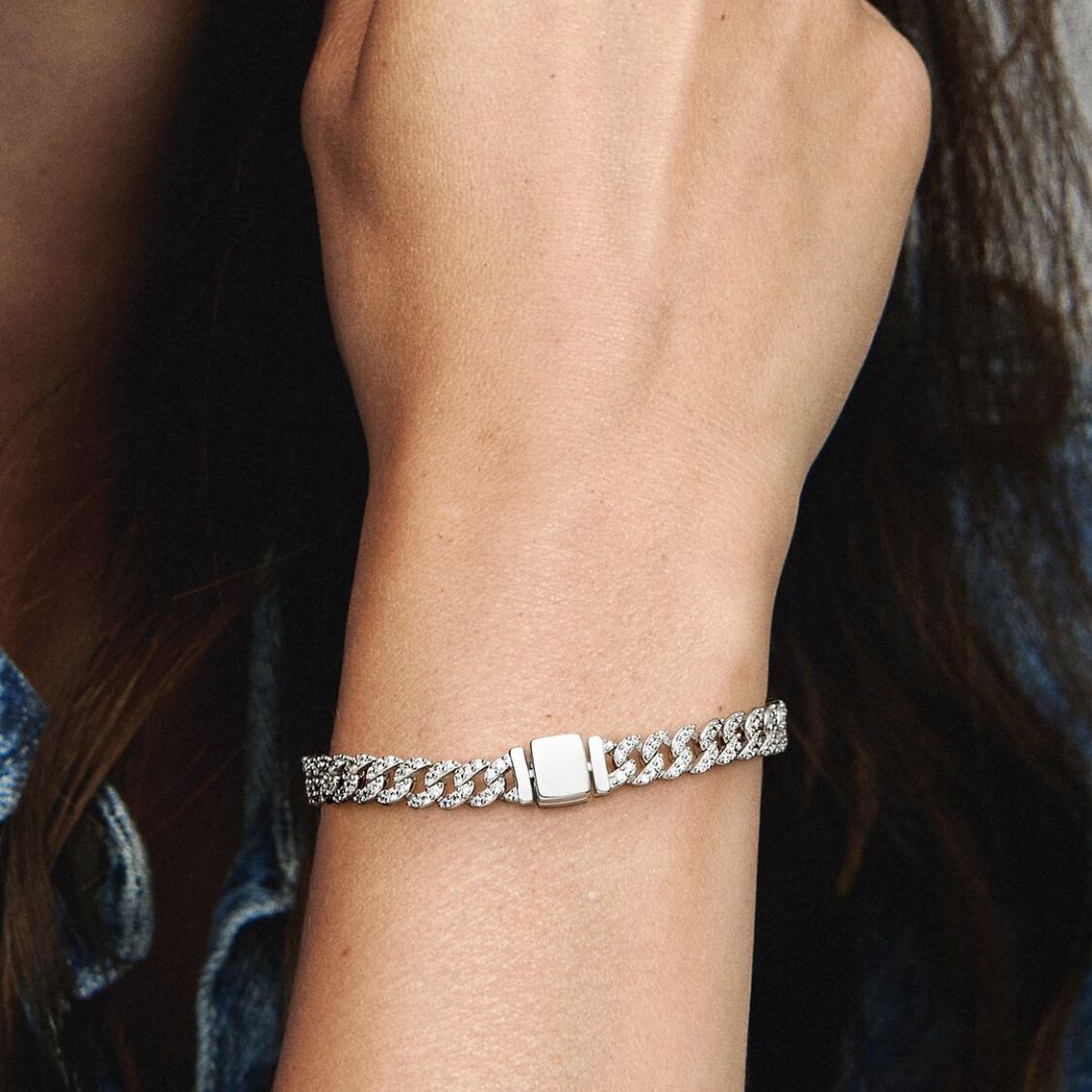 Moissanite Cubaanse armband