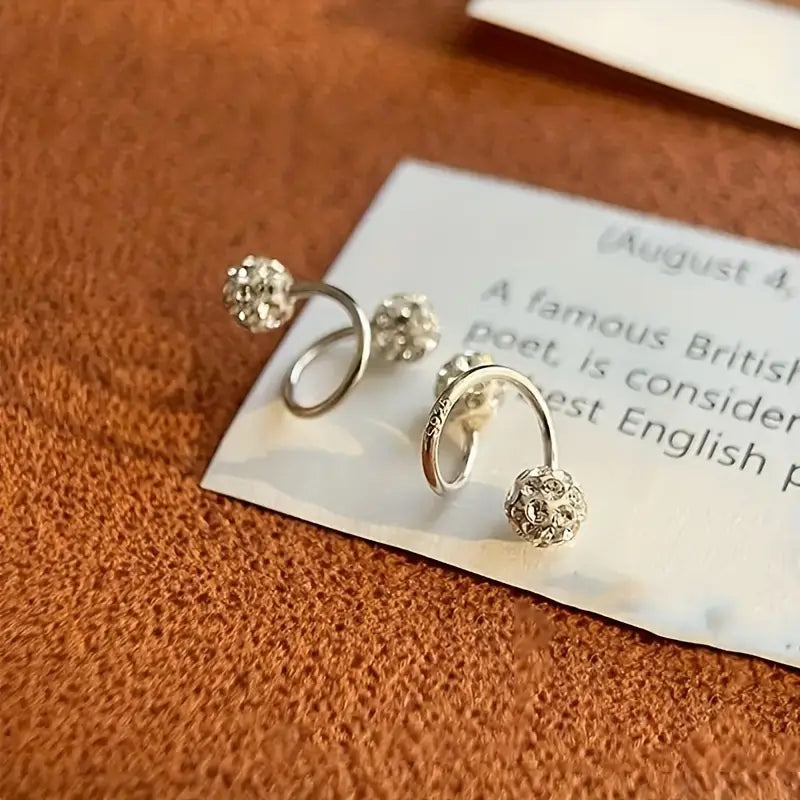 Luxe spiraal oorbellen
