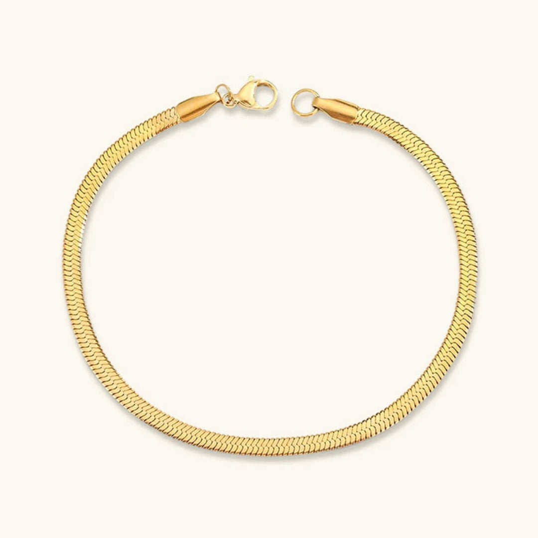 Vida Gouden Visgraat Armband