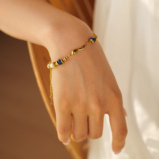 Quintessa gelaagde kettingarmband