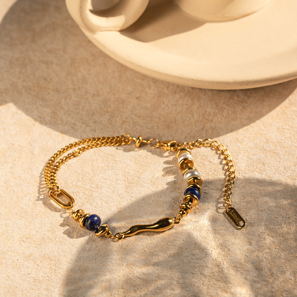 Quintessa gelaagde kettingarmband