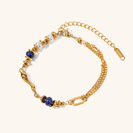 Quintessa gelaagde kettingarmband