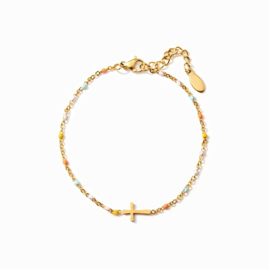 Bid Op Het Kruis Armband