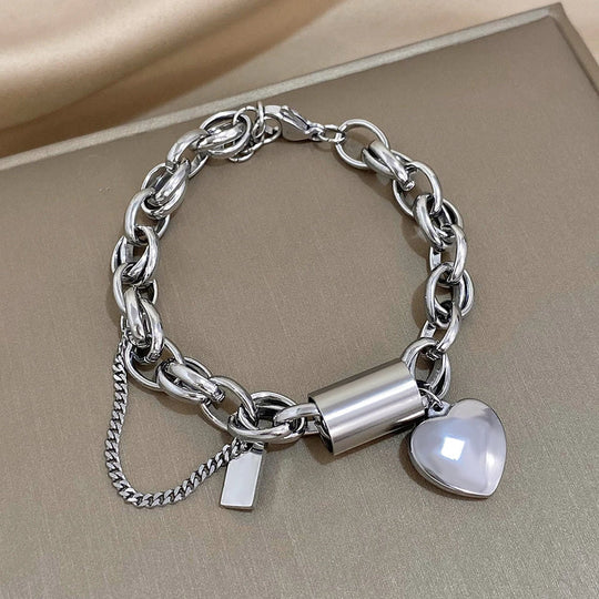 Hartverwarmende dikke armband goud