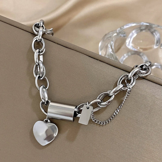 Hartverwarmende dikke armband goud