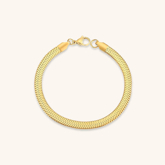 Vida Gouden Visgraat Armband