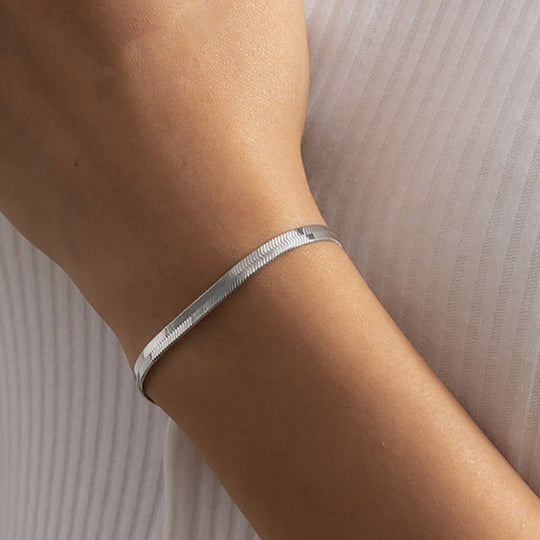Vida Gouden Visgraat Armband