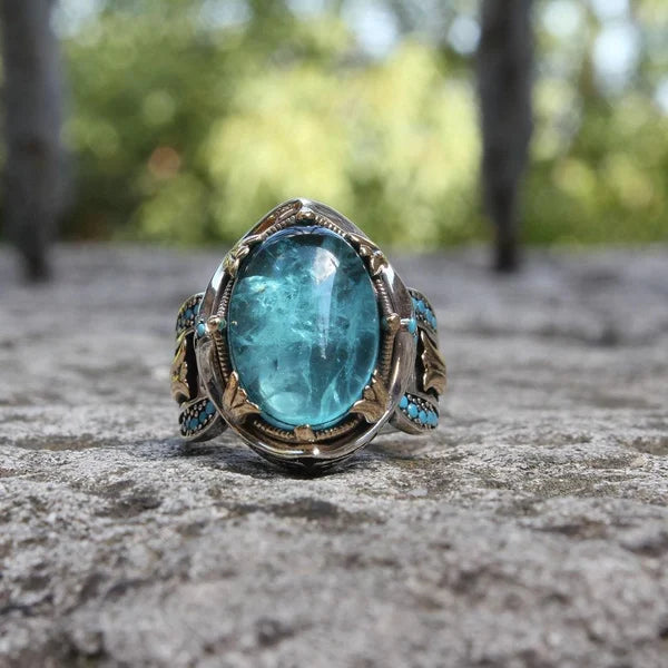 Luxe Saffier Snijring