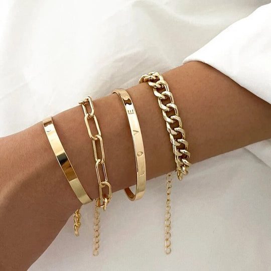 4-delige Deja-armbandenset