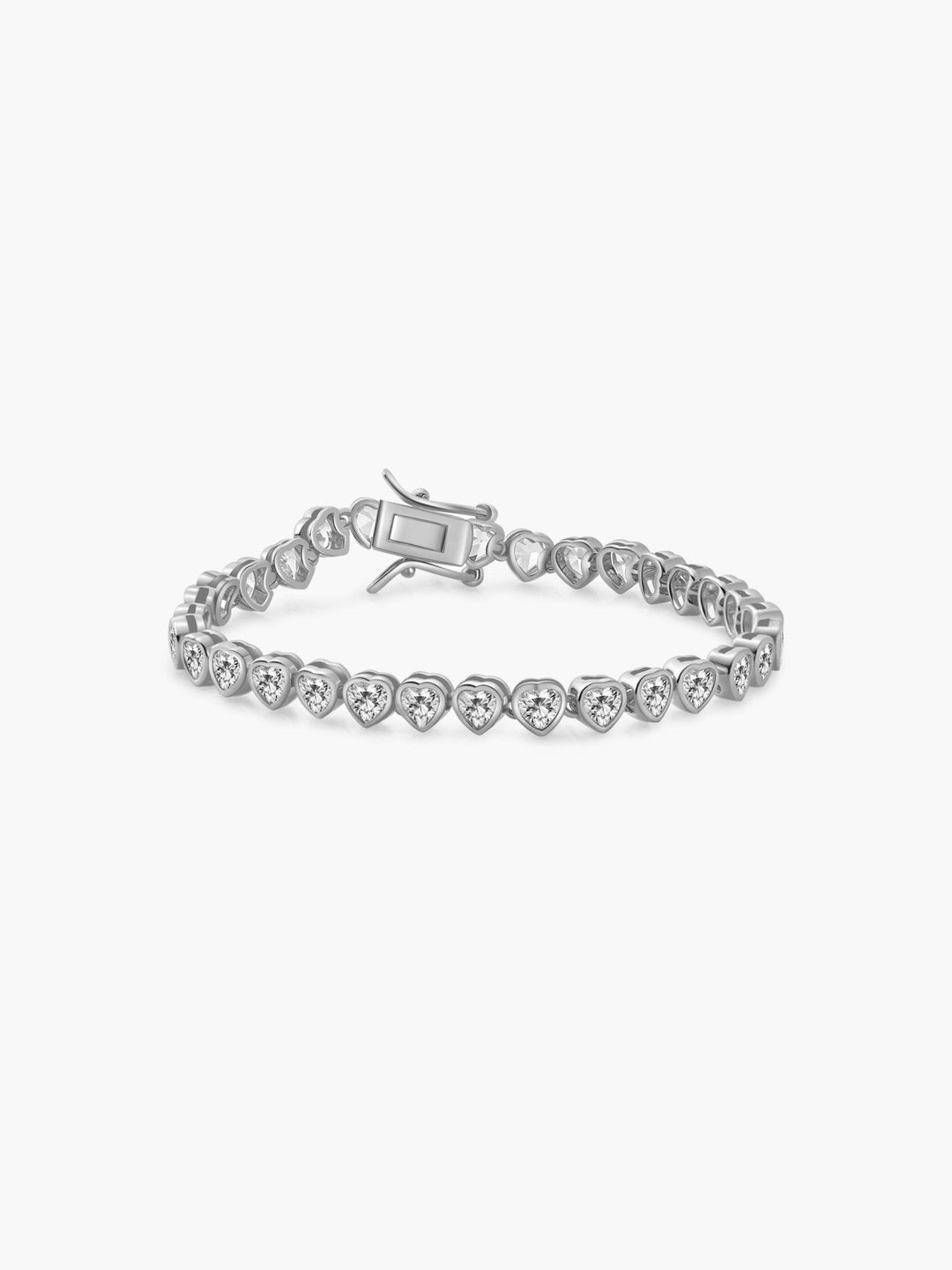 Arabella Hartgeslepen Zirkonia Tennis Armband